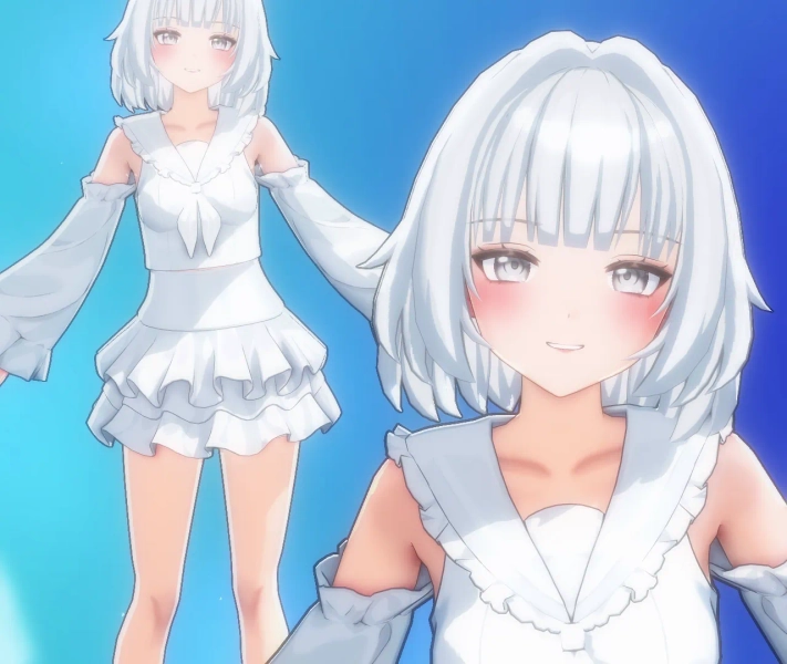 3D Customizable Model! by pastell_vtuber (@pastell_vtuber)