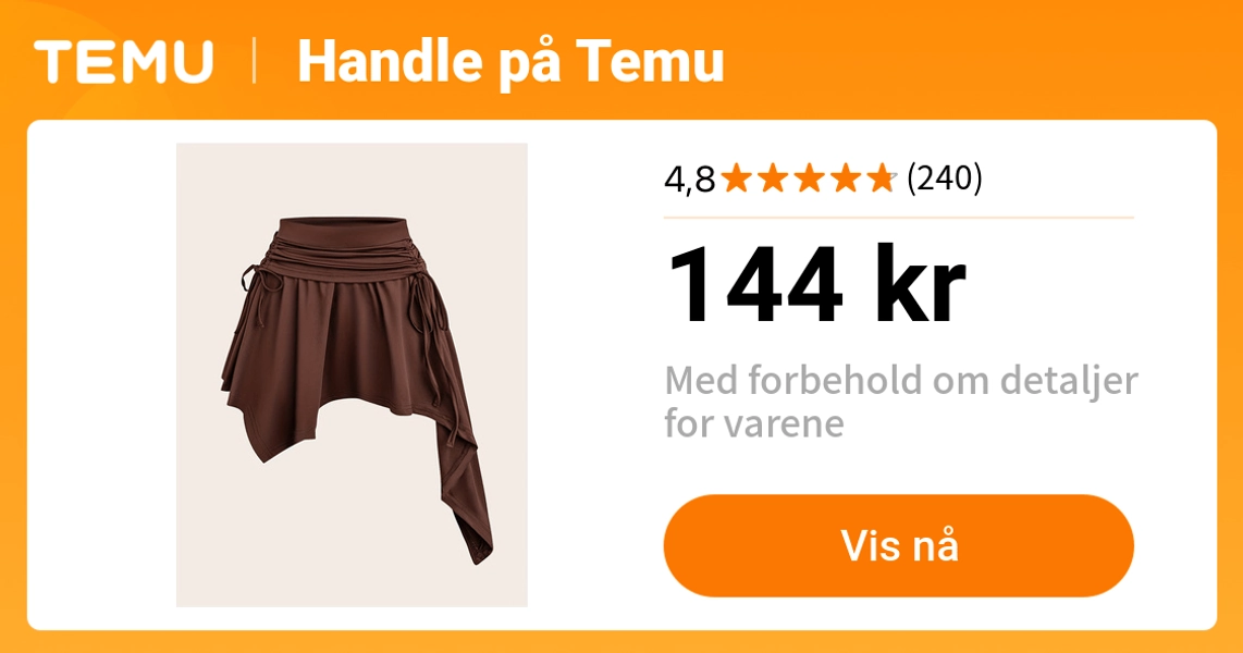 elegant dame halvskjørt bohemstil   asymmetrisk kant - Temu Norway