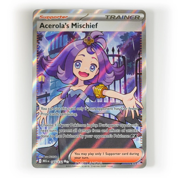 Pokemon - Acerola's Mischief - 165/132 - Mega Evolution - Full Art Trainer