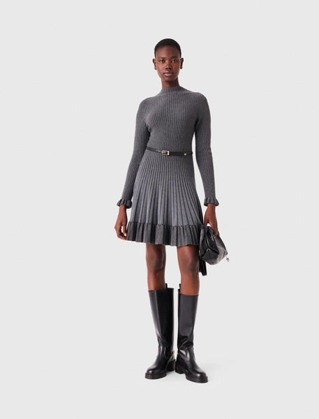 Maje - short gradient knit dress - 34