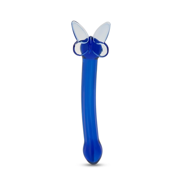 7.75 Inch G-Flight Butterfly Glass Dildo