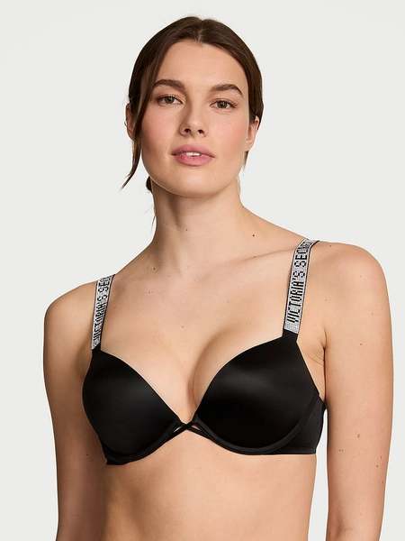 Buy Bombshell Logo Shine Strap Add-2-Cups Push-Up Bra - Order Very Sexy Online | Victoria's Secret Australia