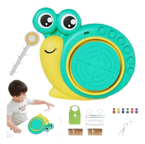 Mini Máquina Juguete Para Hacer Cerámica Arcilla L