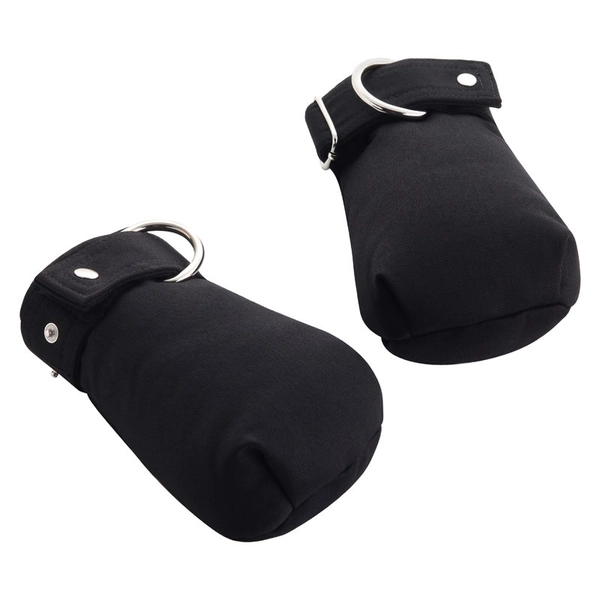 Adult Baby Soft Padded Mittens Black - LittleForBig Cute & Sexy Products