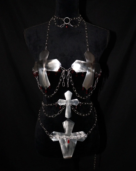 Crux Swarovski Crystal Armor Bikini Full Set