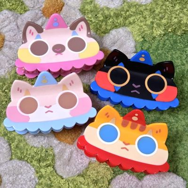 Cat Clown Hair Clip!
