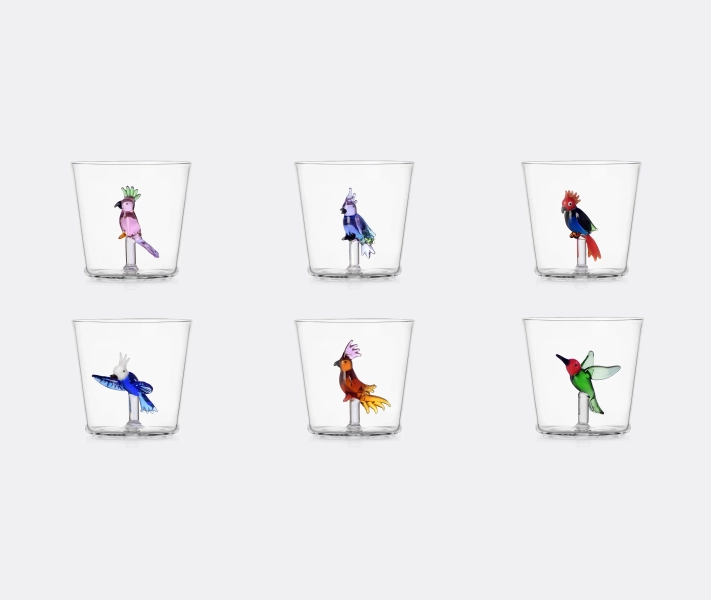 Ichendorf Milano 'talking Trees' Tumbler, Set Of Six, Multicolor - Glassware Multicolour Uni