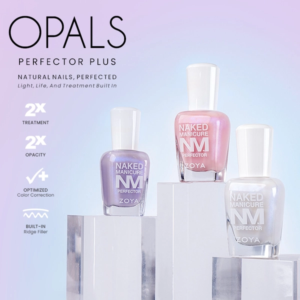 Perfector Plus Opals | Sheer Opalescent Nail Perfectors | Zoya Naked Manicure