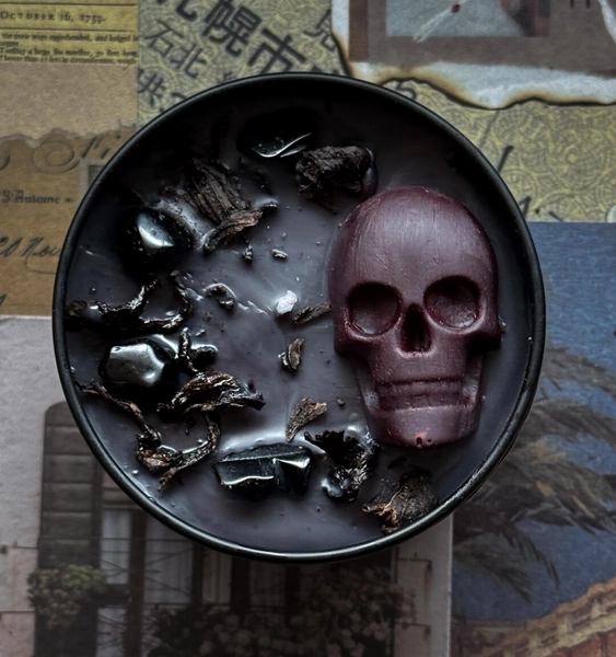 Hades Ritual Candle – God of the Underworld – Shadow Work – Skull Decor – Black Obsidian – Dark Masculine Energy – Witchcraft - Etsy Canada