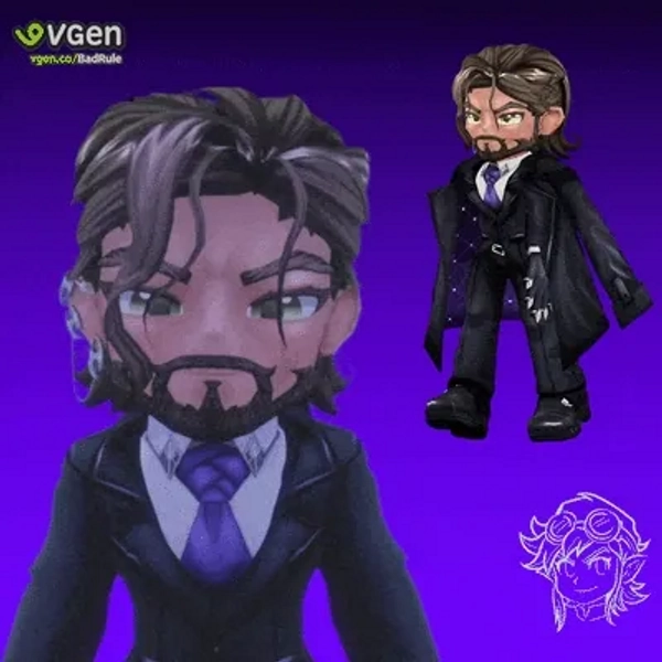 Chibi 3D VTuber Low Poly