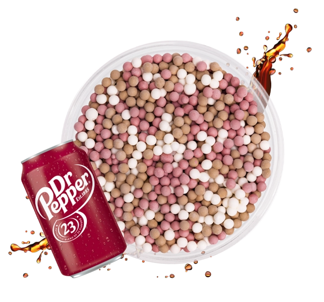Dr Pepper flavored Dippin' Dots