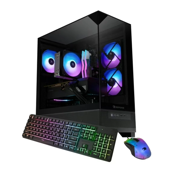 iBUYPOWER Element SE Gaming PC Desktop - AMD Ryzen 7 8700F, NVIDIA GeForce RTX 5060Ti 8GB, 32GB DDR5 RGB RAM, 1TB NVMe SSD - ESA7N56T01