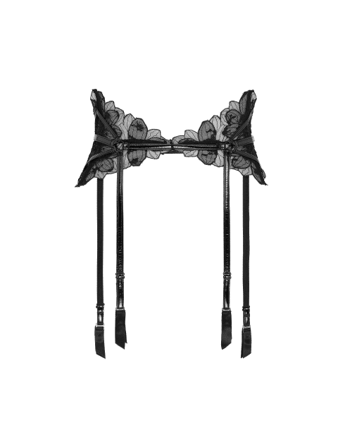 Litzia Suspender in Black | By Agent Provocateur