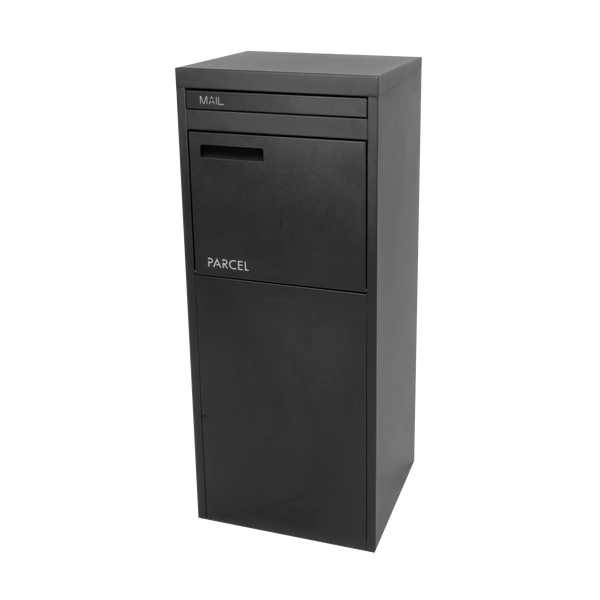 Sandleford 102cm Black Matte Braeside Parcel Letterbox