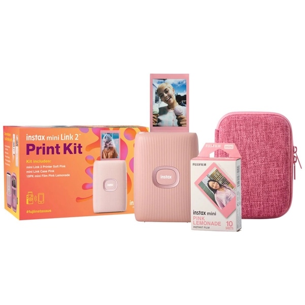 Fujifilm INSTAX Mini Link 2 Bundle Pink