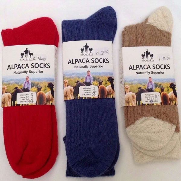 Alpaca wool socks
