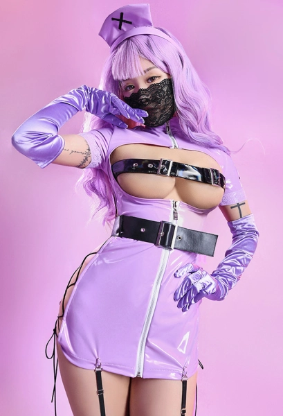Purple Nurse Costume