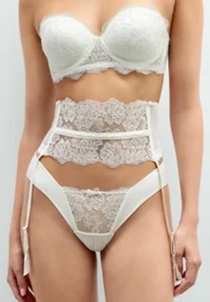 White garter belt 