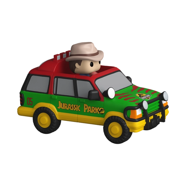 Bitty Pop! Rides Dr. Alan Grant and Jurassic SUV
