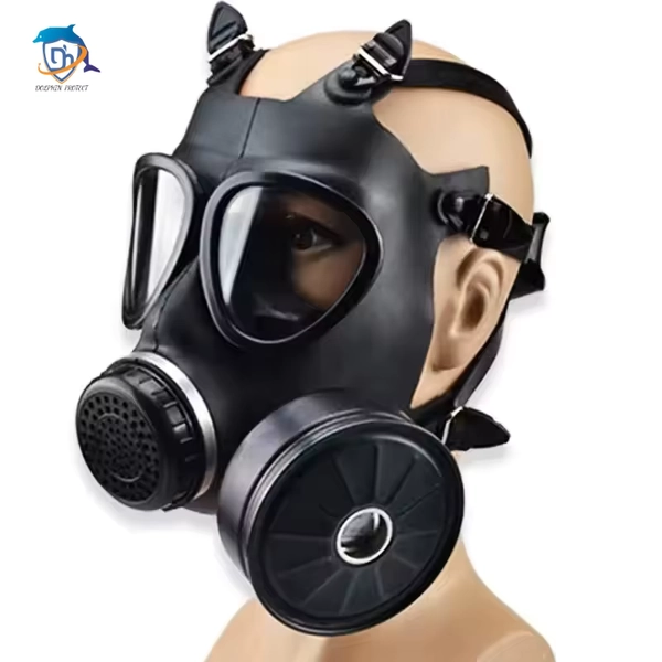 Máscara de gás tipo MF14/05, respirador montado na cabeça de radiação anti-poluição nuclear química, máscara de gás facial completa com filtro de 40 mm - AliExpress 30