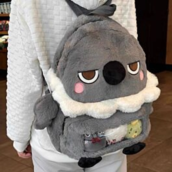 Fanmade Works Love and Deepspace Sylus Grumpy Crow Plush Backpack