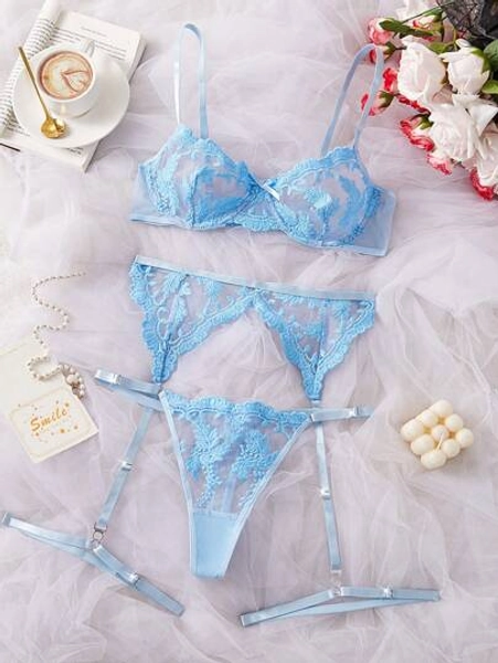 5pcs/Set Women Underwear Set, Minimalist Style, Suitable For Summer, Going Out