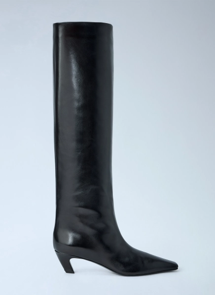 Khaite Davis Knee-high Boots - Woman Boots Black Eu - 40 40
