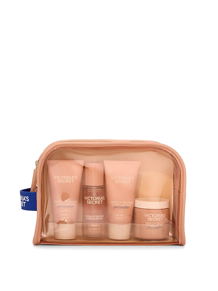 Vanilla Orchid Sandalwood Body Care Gift Set ft. Reusable Travel Bag