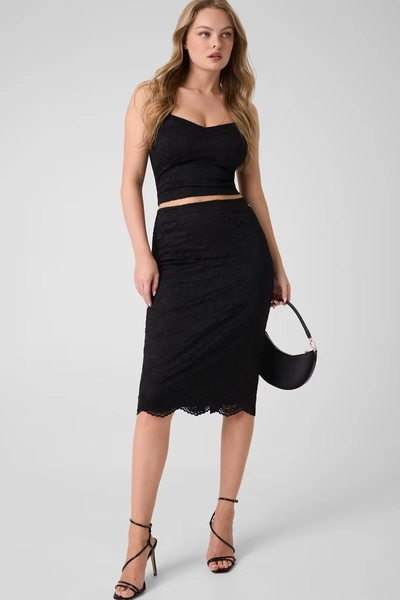 Spitzen-Cropped-Top