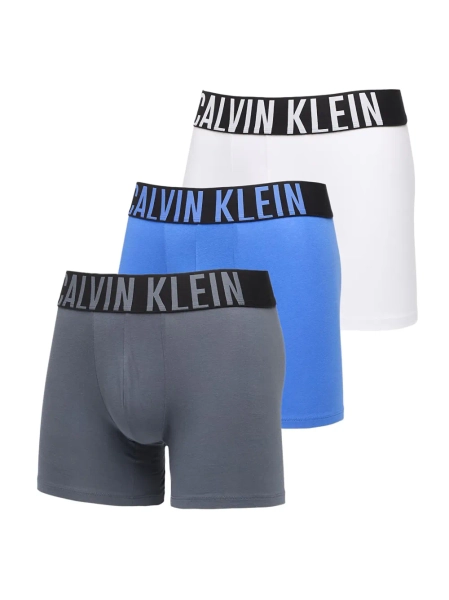 Calvin Klein logo-waistband boxer briefs (pack of three) - Grey XL