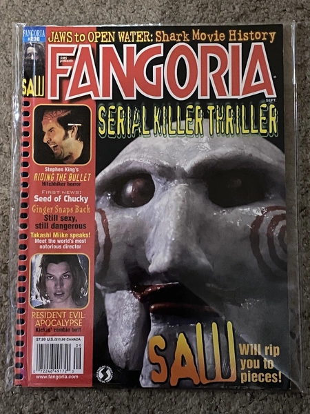 Vintage Fangoria magazine # 236 September 2004 SAW Resident Evil Apocalypse JAWS