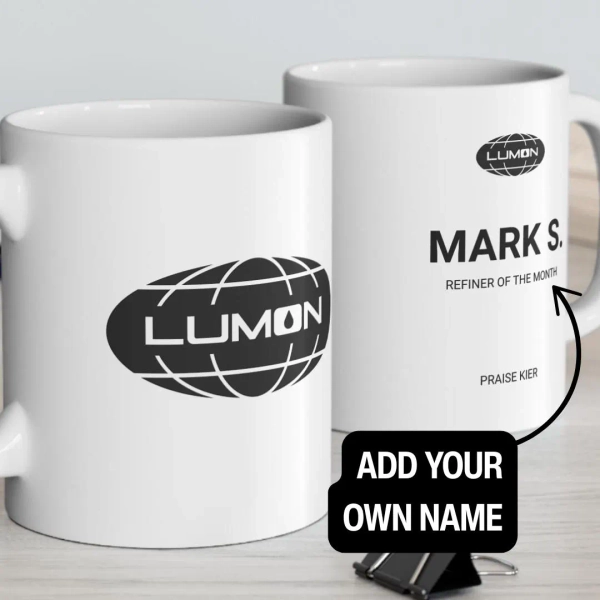 Personalized Severance Mug: Lumon Industries Refiner of the Month Gift