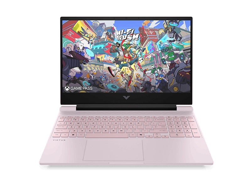 Portátil Gaming | HP Victus 15-FA2023NS, 15,6", Intel® Core™ 5 210H, 16 GB RAM, 512 GB SSD, GeForce RTX™ 5050, Sin sistema operativo, Rosa pálido
