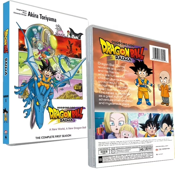 Dragon Ball Daima The Complete Series Seasons 1 DVD 4-disc Box Set Movie