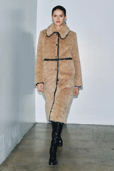 LONG FAUX SHEARLING COAT - LIMITED EDITION