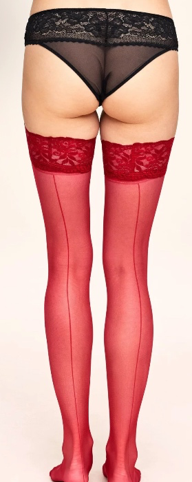 Adore Me Red Thigh-high Stockings 