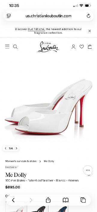 Me Dolly Peep Toe Slide Sandal