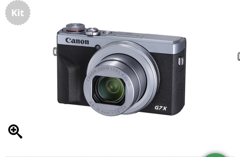 Canon PowerShot G7 X Mark III Digital Camera with Accessories Kit (Silver)