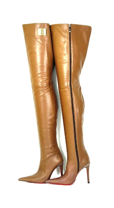 OBL Caramel leather boots