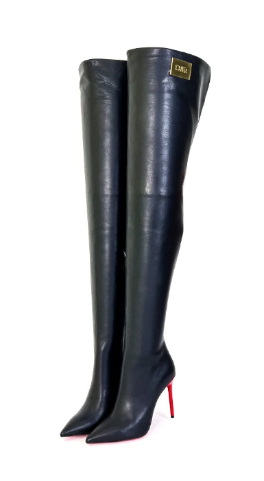 Leather boots