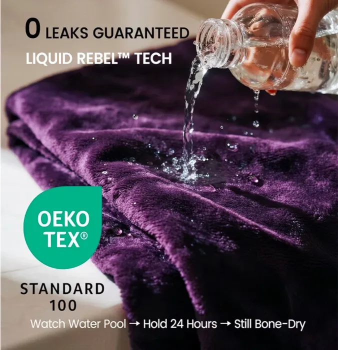 Waterproof Blanket 💜(Dark Purple, 60x80")