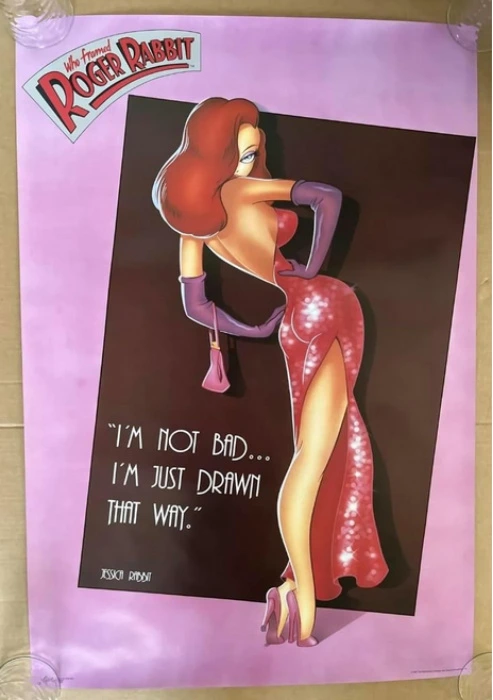 Vintage Jessica Rabbit Poster