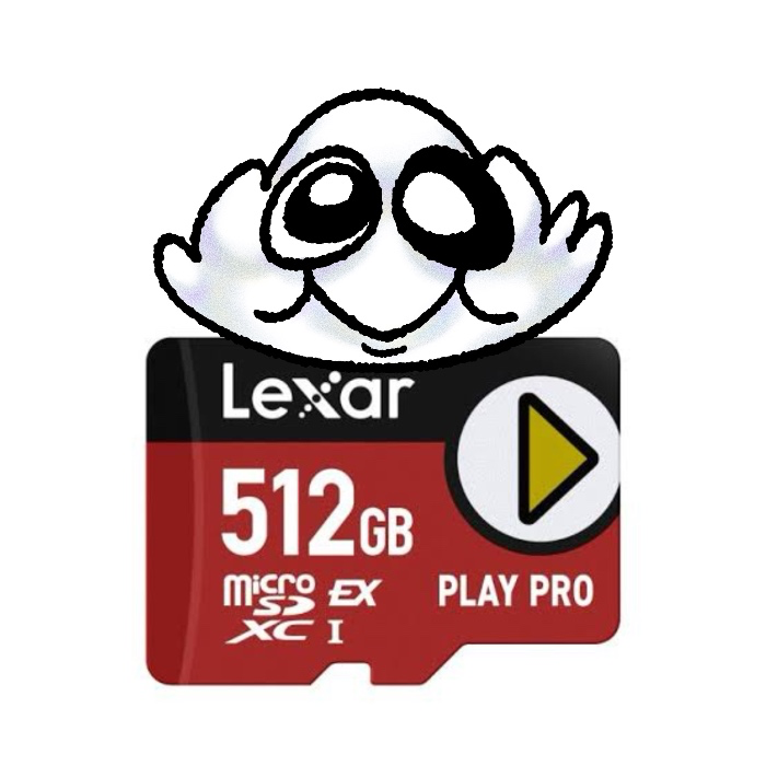 Lexar PLAY PRO MicroSDXC Express Card for Nintendo Switch 2 (512GB)