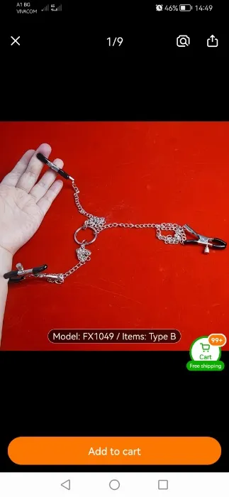 triple chain nipple clamps chains couples     toy - Temu Bulgaria