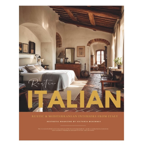Italian Country Home Interior Design Book: Premium Hardcover Coffee Table Book | Rustic & Mediterranean Italian Interiors — Photography, Inspiration & Mood Boards from Tuscany to the Amalfi Coast - Hardcover