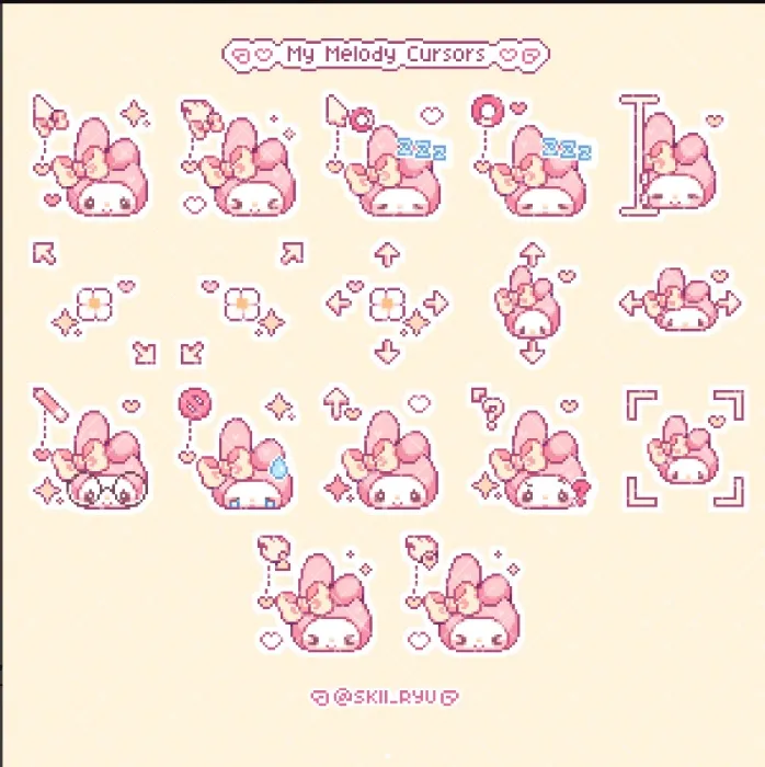 ♡ My Melody Cursors ♡