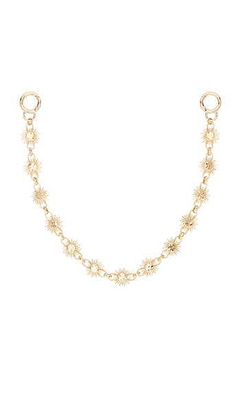 8 Other Reasons Reilly Bag Charms in Metallic Gold.
