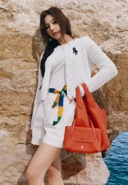 BIG PONY CROCHETED COTTON CARDIGAN - Kofta - white
