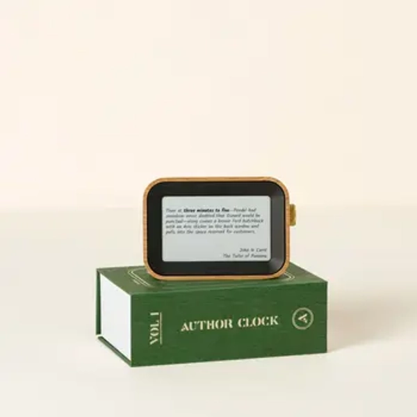 Literary Clock by Author Clock