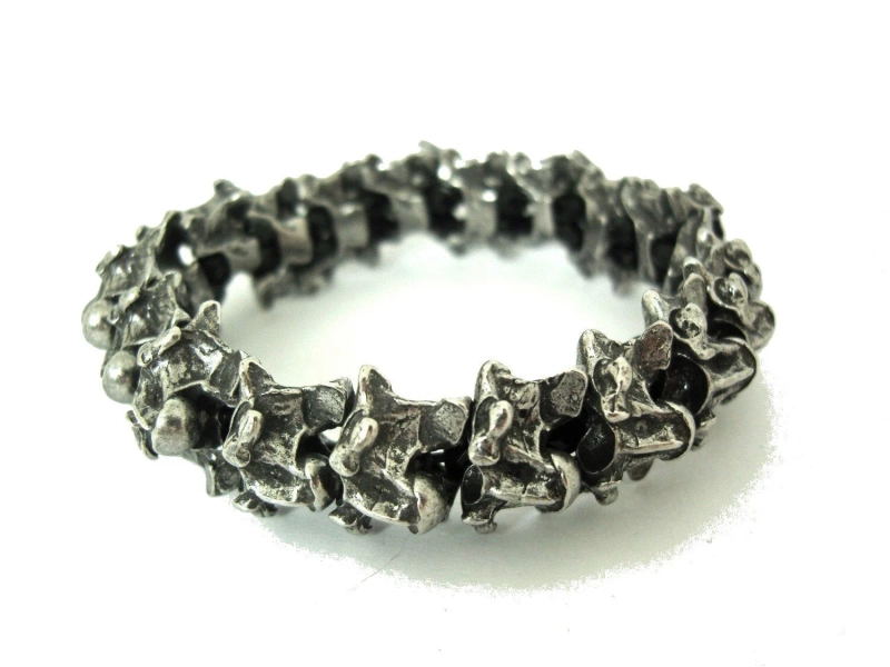 Snake Vertebrae Stretch Bracelet | Martha Rotten